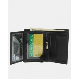 17 Pocket Genuine Leather Wallet For Him CLW#01/02 – Black